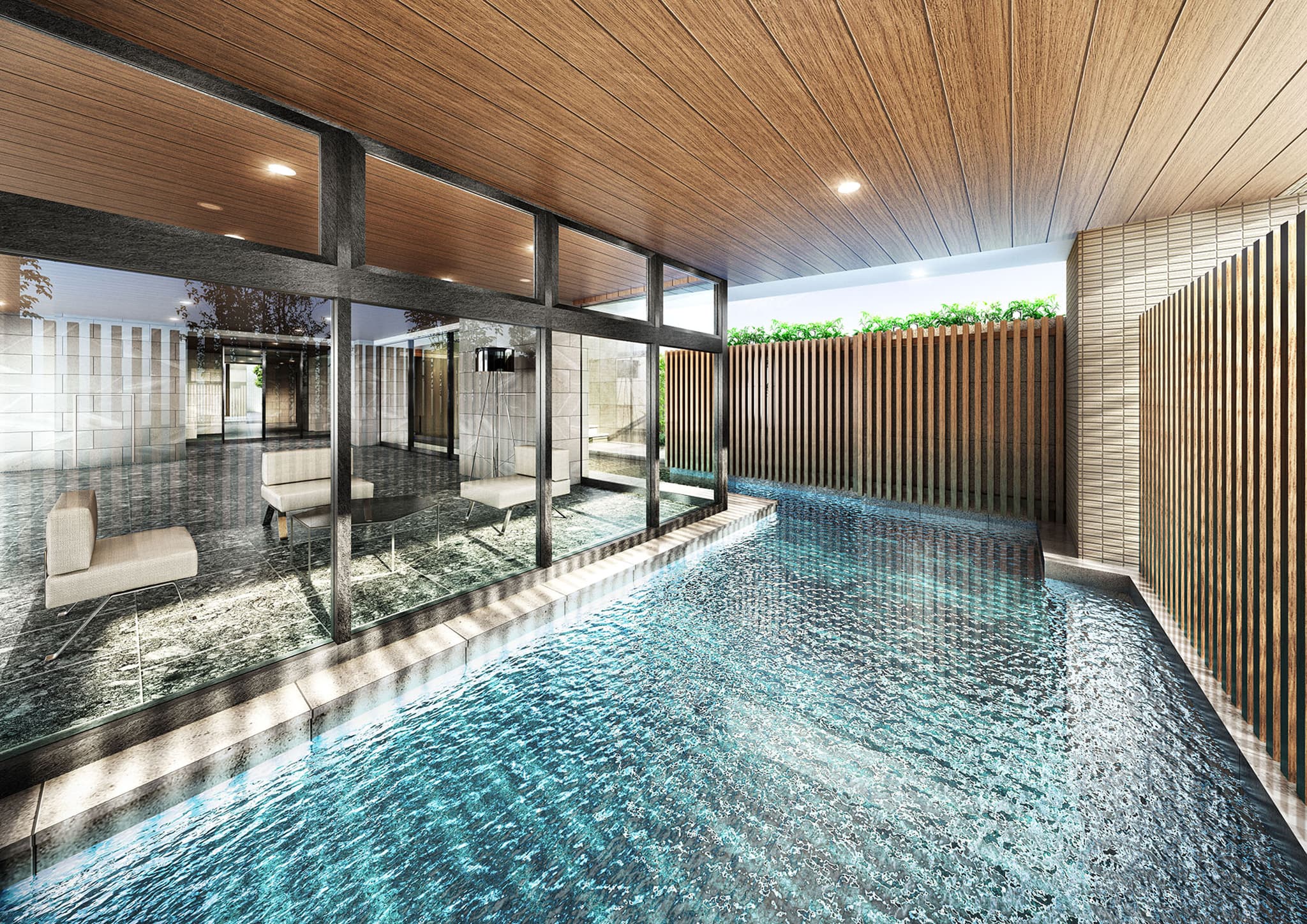 水盤 | 広告用建築CG/高層タワー型マンション