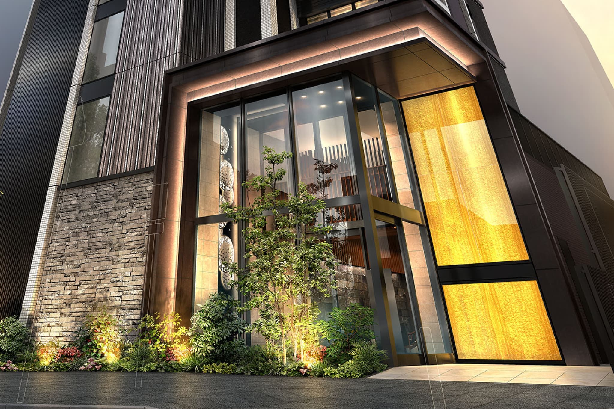 外観 | 広告用建築CG/高層タワー型マンション
