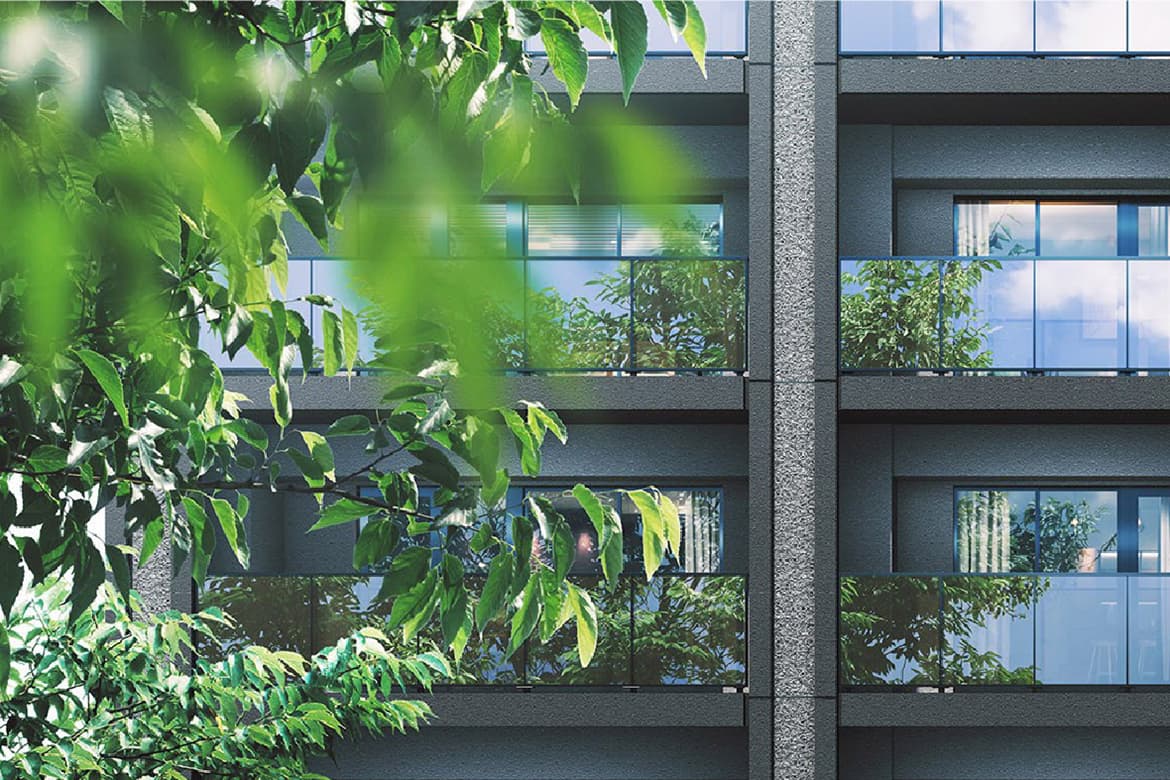 外観 | 広告用建築CG/高層タワー型マンション