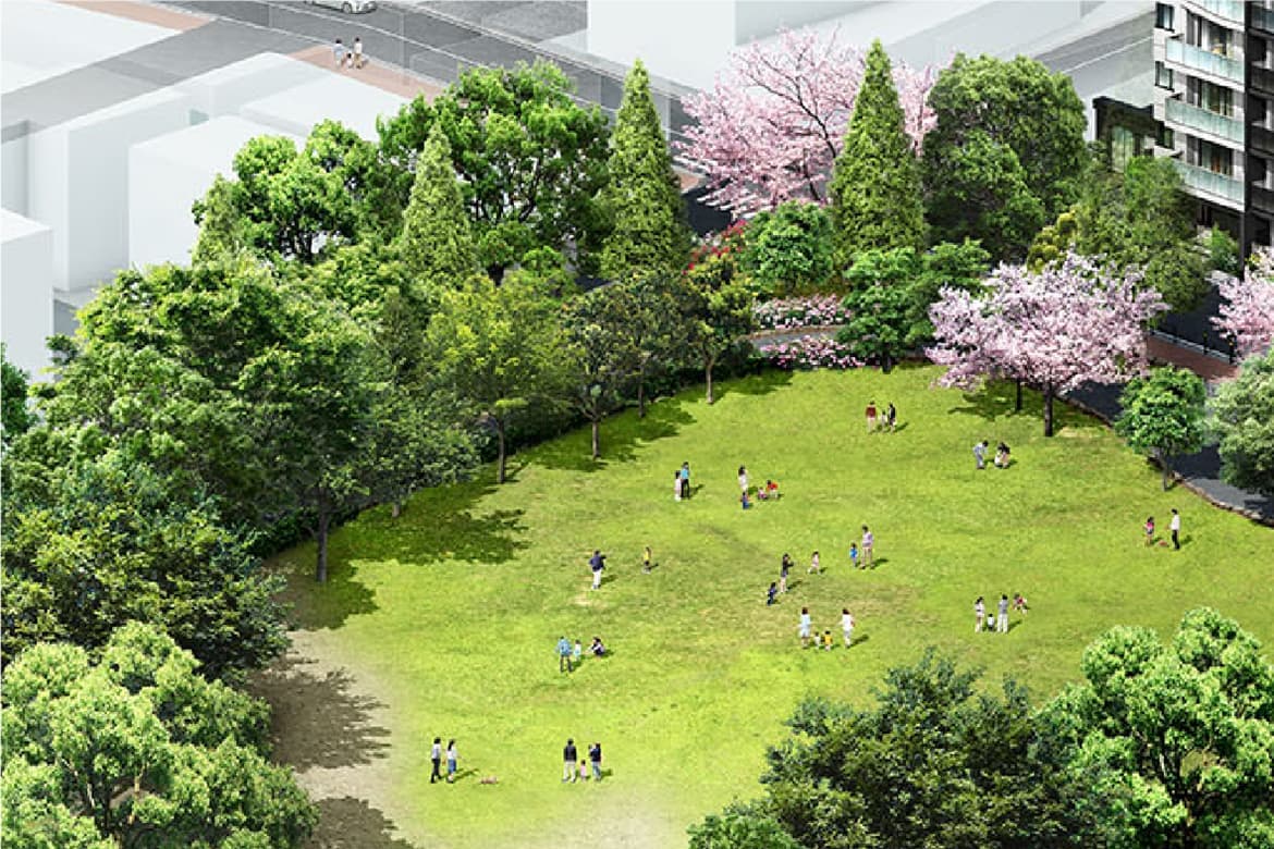 外観 | 広告用建築CG/高層タワー型マンション